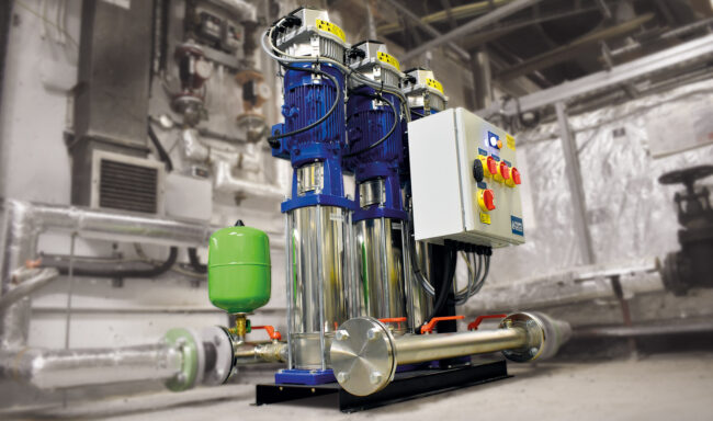 PUK VARI COM Booster Pump - Hero Background image